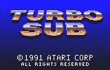 Turbo Sub Title Screen